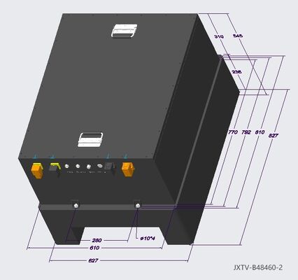 Robust 48V 460AH Forklift Lithium Ion Battery Fast Charging Deep-Cycle Long Lifespan